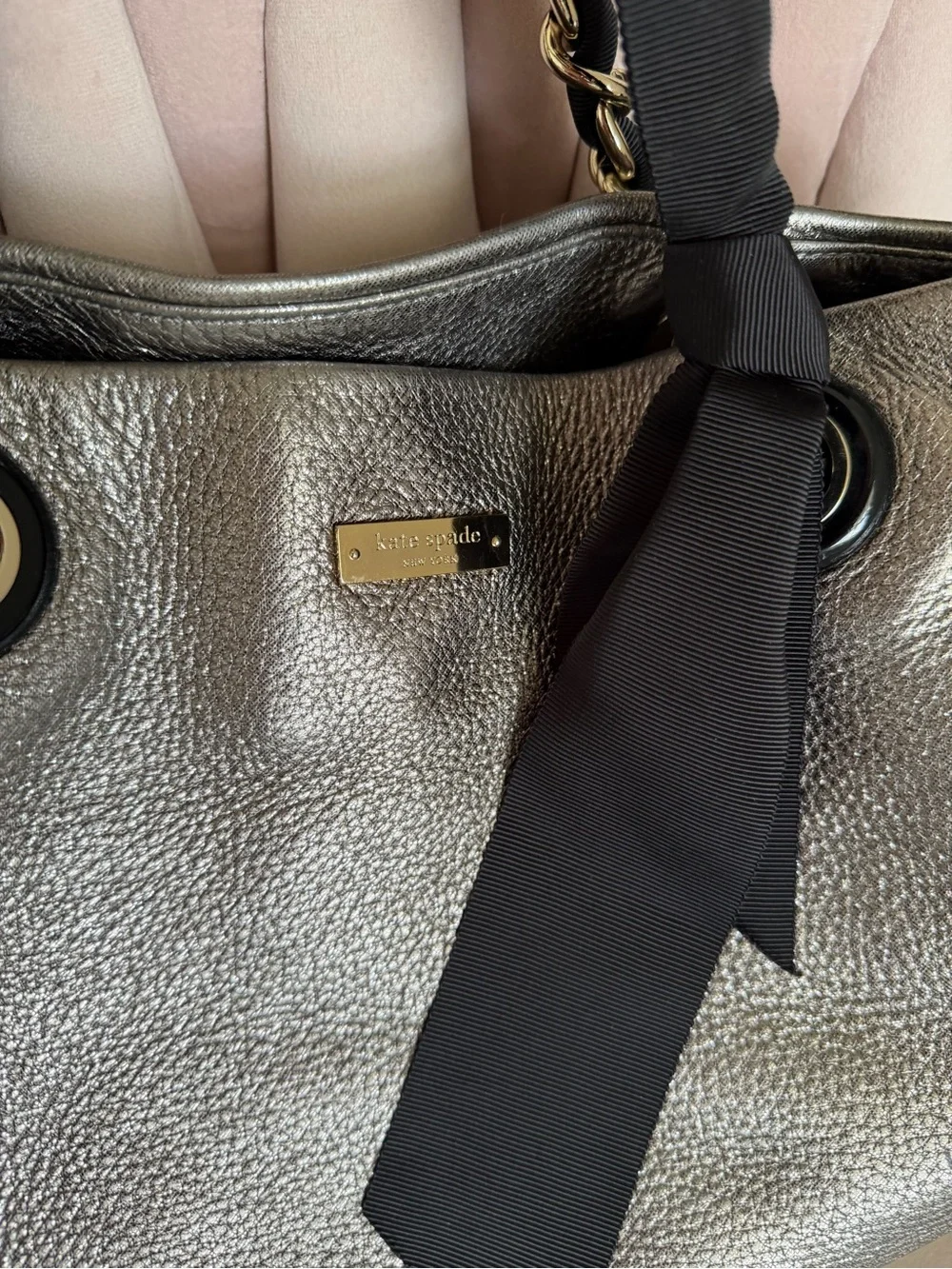 Kate Spade ♠️ Metallic Leather ⭐️THROWBACK⭐️ Shoulder Bag
